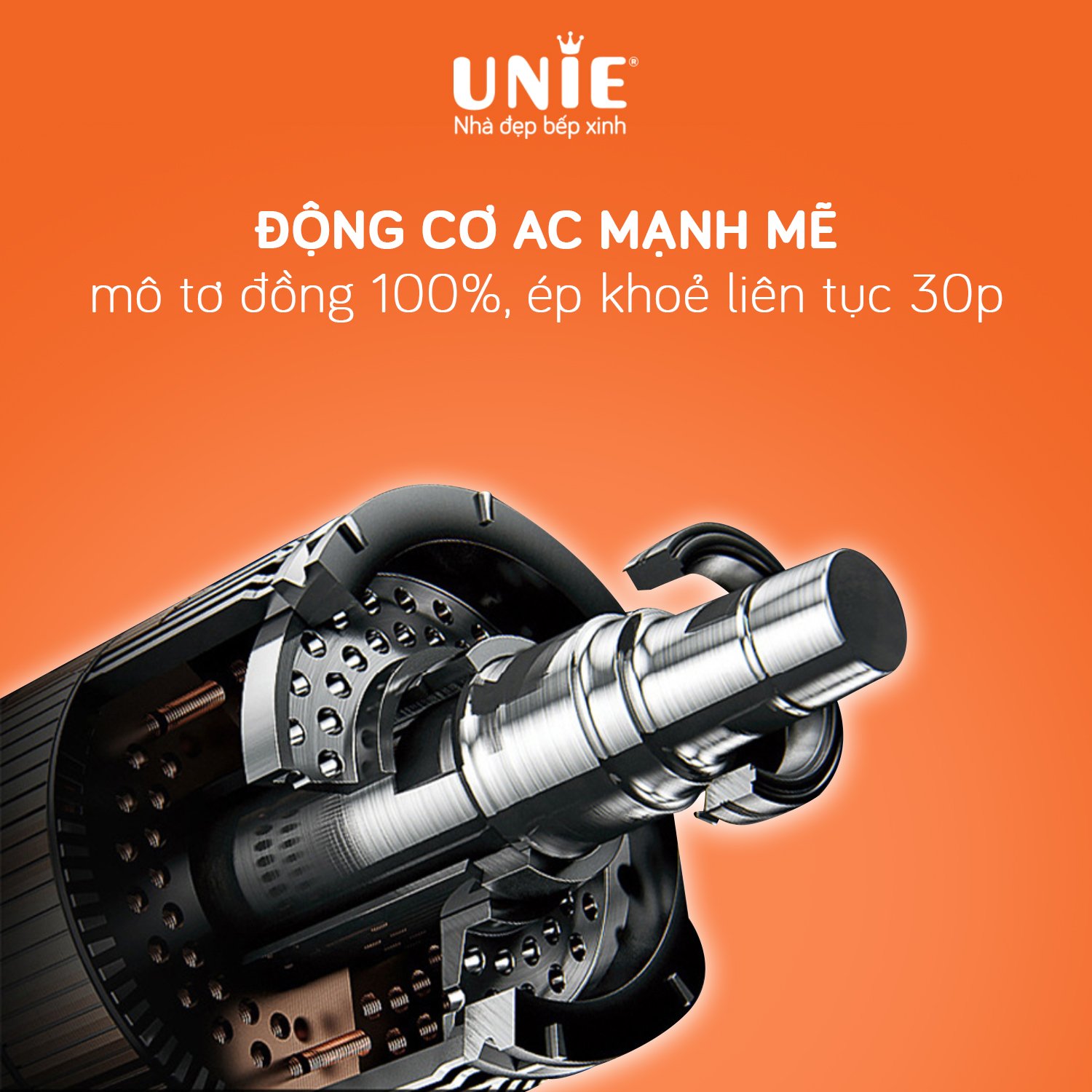 Máy ép chậm Unie UE-580