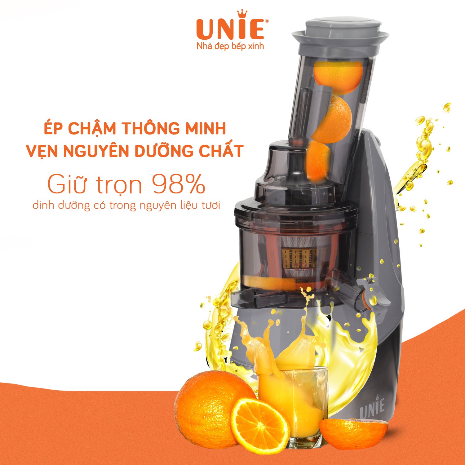 Máy ép chậm Unie UE-580