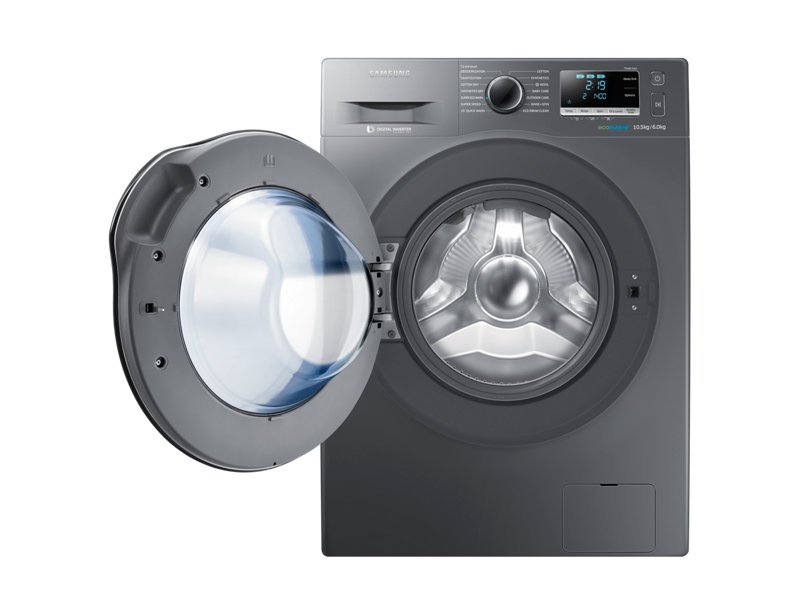 Máy giặt 10.5 Kg Samsung WD10J6410AX/SV lồng ngang