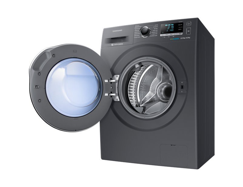 Máy giặt 10.5 Kg Samsung WD10J6410AX/SV lồng ngang