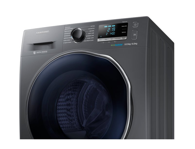 Máy giặt 10.5 Kg Samsung WD10J6410AX/SV lồng ngang