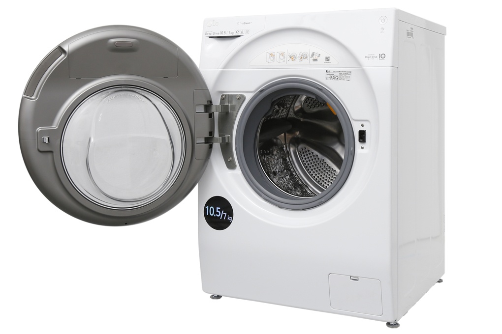 Máy giặt 10.5 Kg + sấy 7 Kg Main Wash LG FG1405H3W Inverter