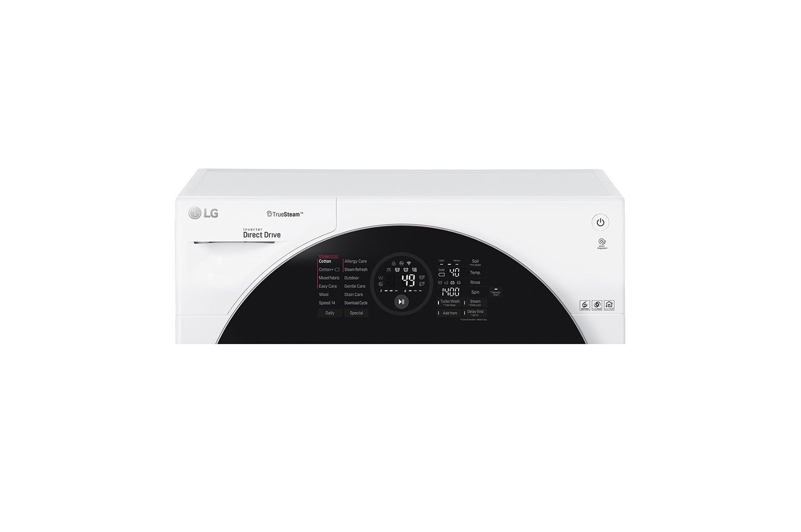 Máy giặt sấy LG lồng ngang 10.5kg/7kg FG1405H3W1 Inverter Direct Drive