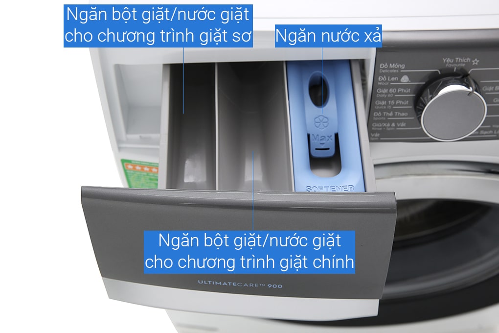 Máy giặt 10Kg lồng ngang Electrolux EWF1023BEWA