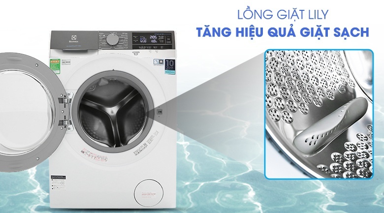 Máy giặt 10Kg lồng ngang Electrolux EWF1023BEWA