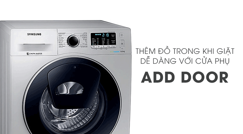 Máy giặt 10Kg Samsung WW10K54E0UW/SV Addwash Inverter