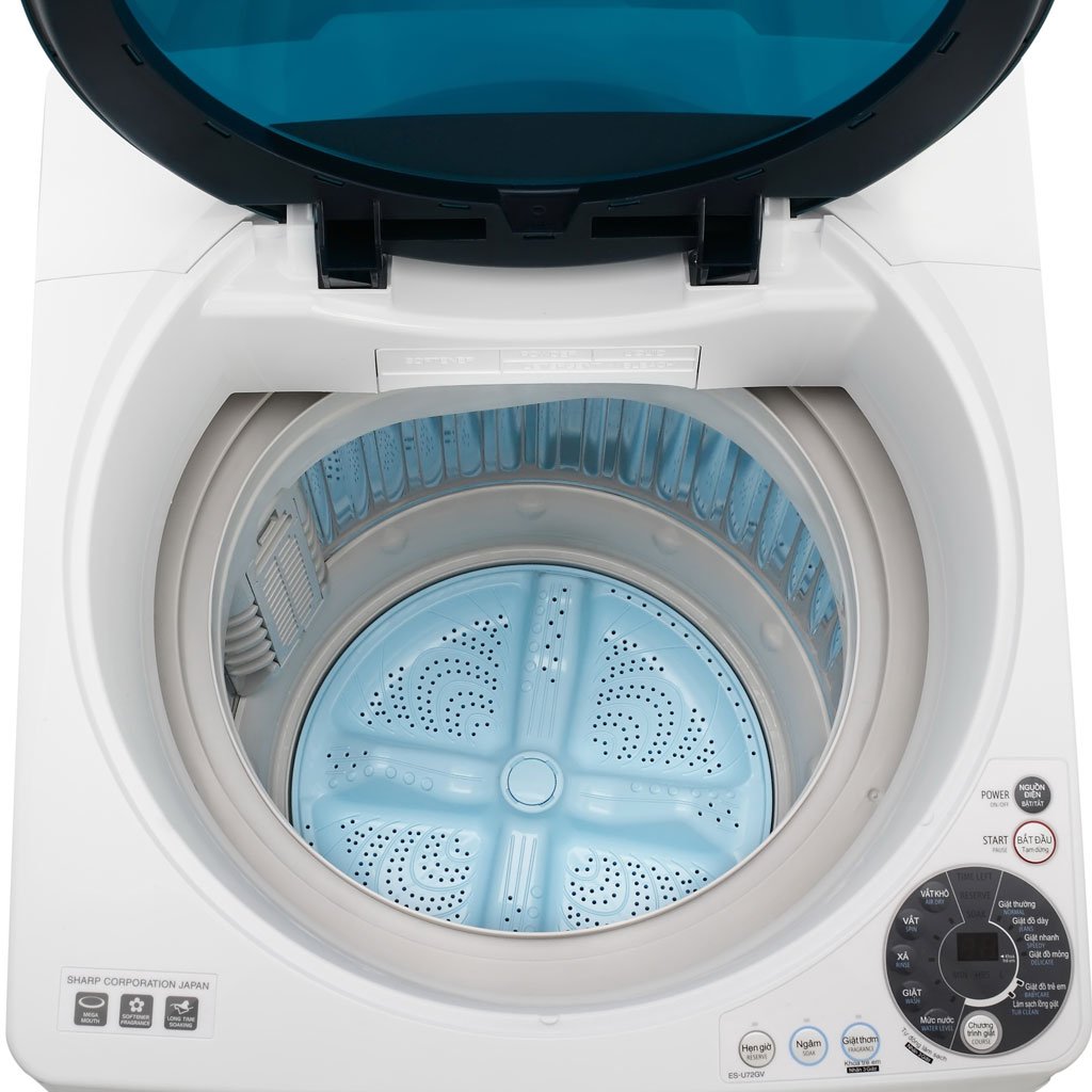 Máy giặt 7.2 Kg Sharp ES-U72GV-G lồng đứng (màu xanh)