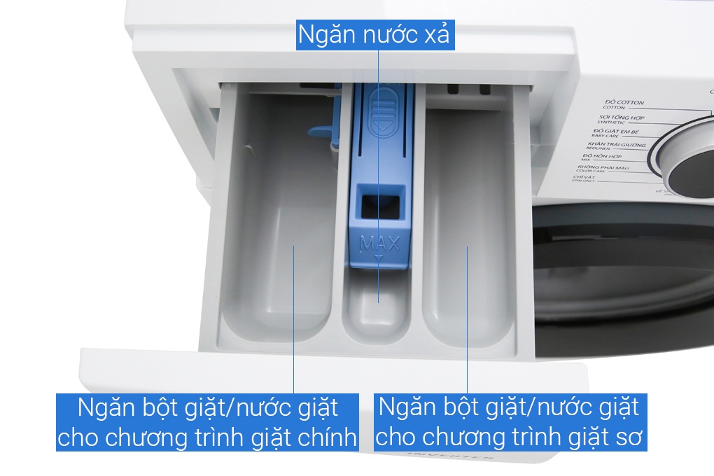 Máy giặt lồng ngang Toshiba Inverter 7,5Kg TW-BH85S2V
