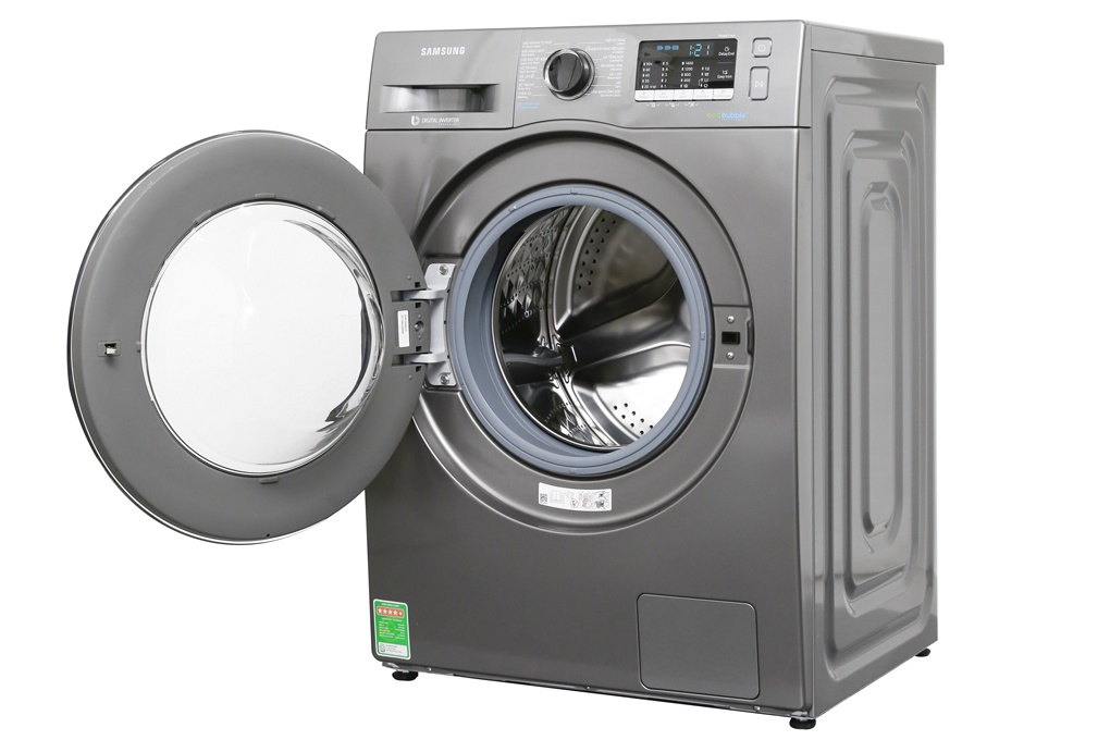 Máy giặt 8 Kg Samsung WW80J54E0BX/SV hơi nước