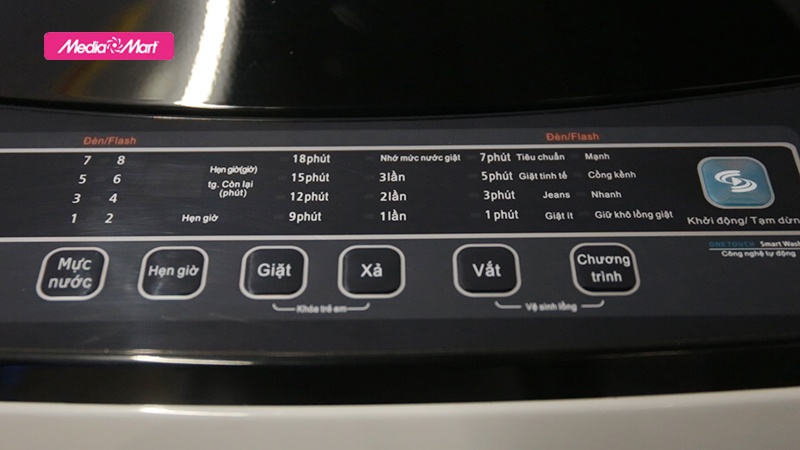 Máy giặt 8.5Kg Midea MAN-8507 lồng đứng