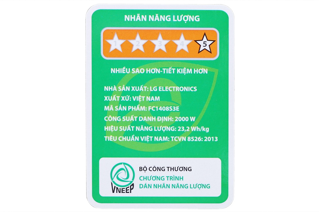 Máy giặt LG lồng ngang 8kg FC1408S3E Inverter Direct Drive