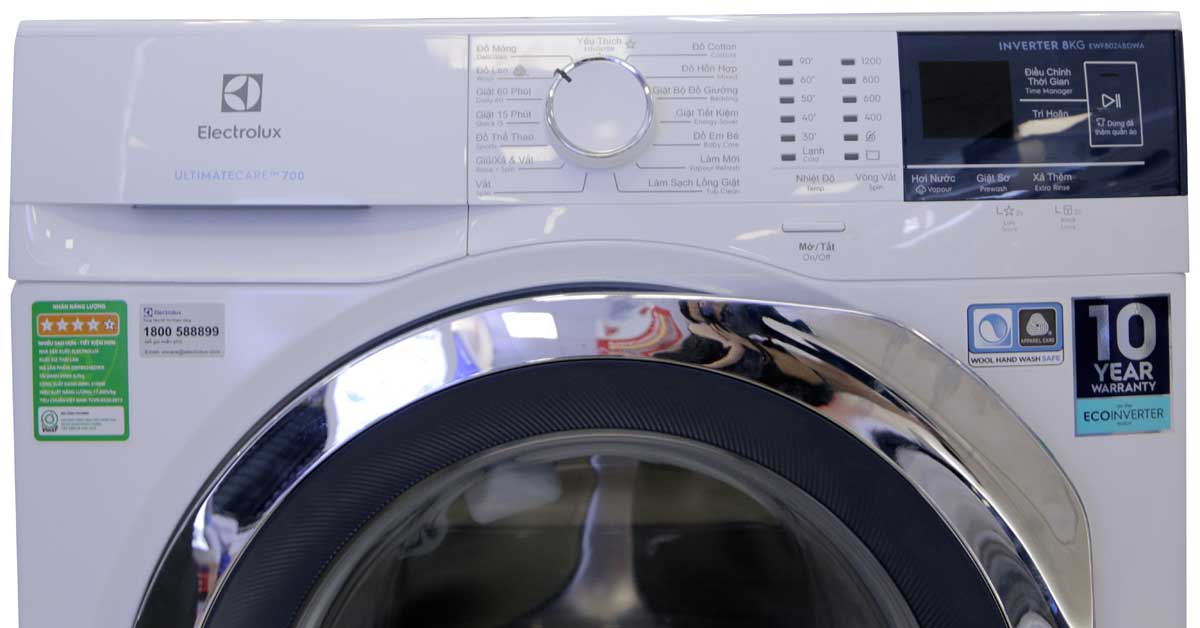 Máy giặt 8Kg lồng ngang Electrolux EWF8024BDWA