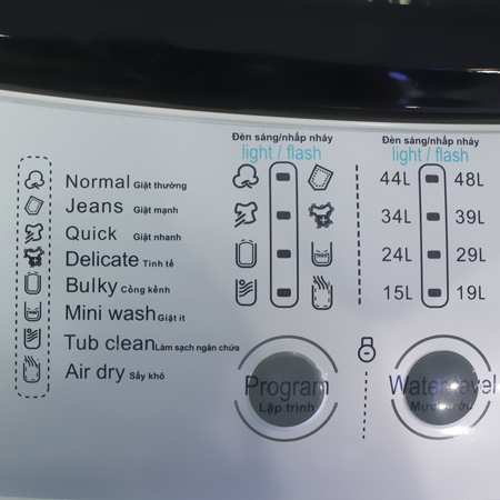 Máy giặt 8Kg Midea MFG80-1200