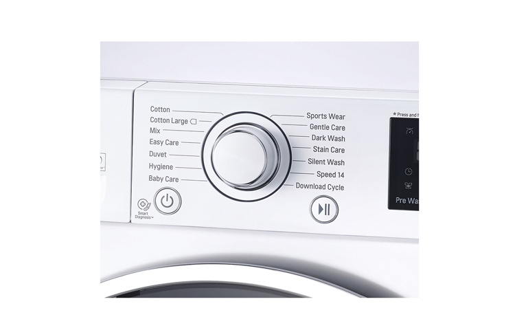 Máy giặt 9 Kg LG F1409DPRW1,Inverter, có sấy 5 Kg