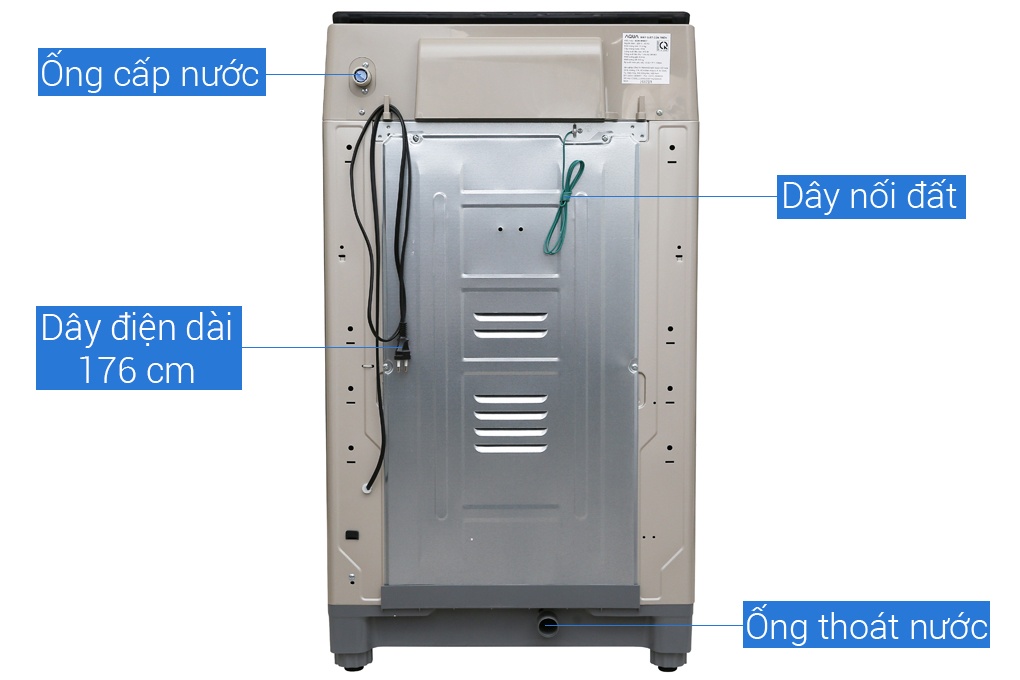 Máy giặt 9Kg Aqua AQW-U91CT.S