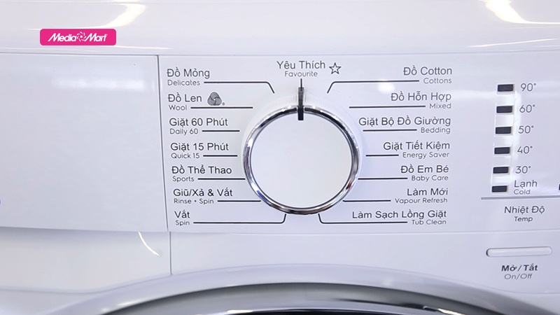 Máy giặt 9Kg Electrolux EWF9024BDWB Inverter