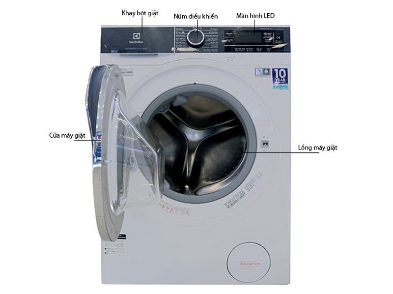 Máy giặt 9Kg lồng ngang Electrolux EWF9023BDWA
