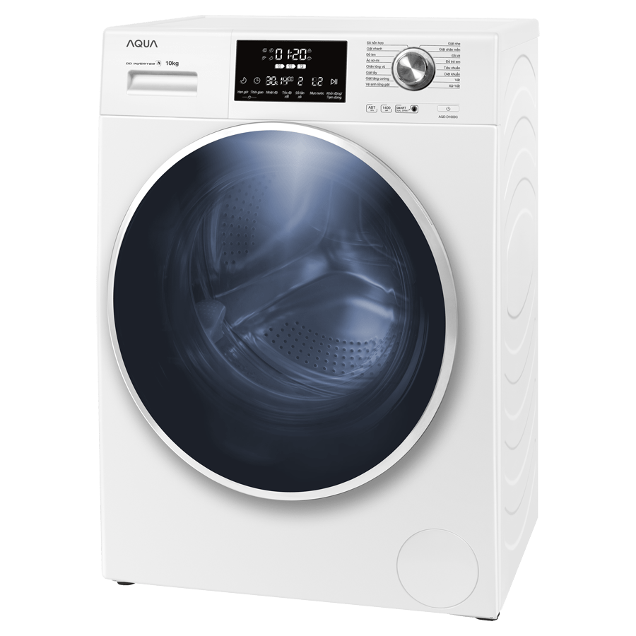 Máy giặt AQUA 10KG AQD-D1000A (W) lồng ngang