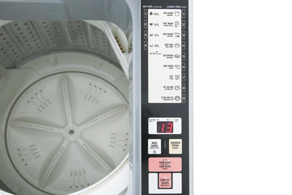 Máy giặt AQUA 8KG AQW-S80CT.H2 lồng đứng
