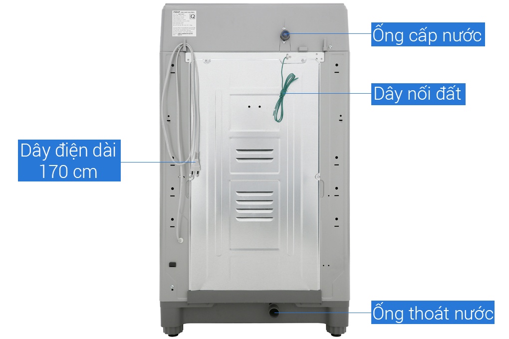 Máy giặt AQUA 8KG AQW-S80CT.H2 lồng đứng