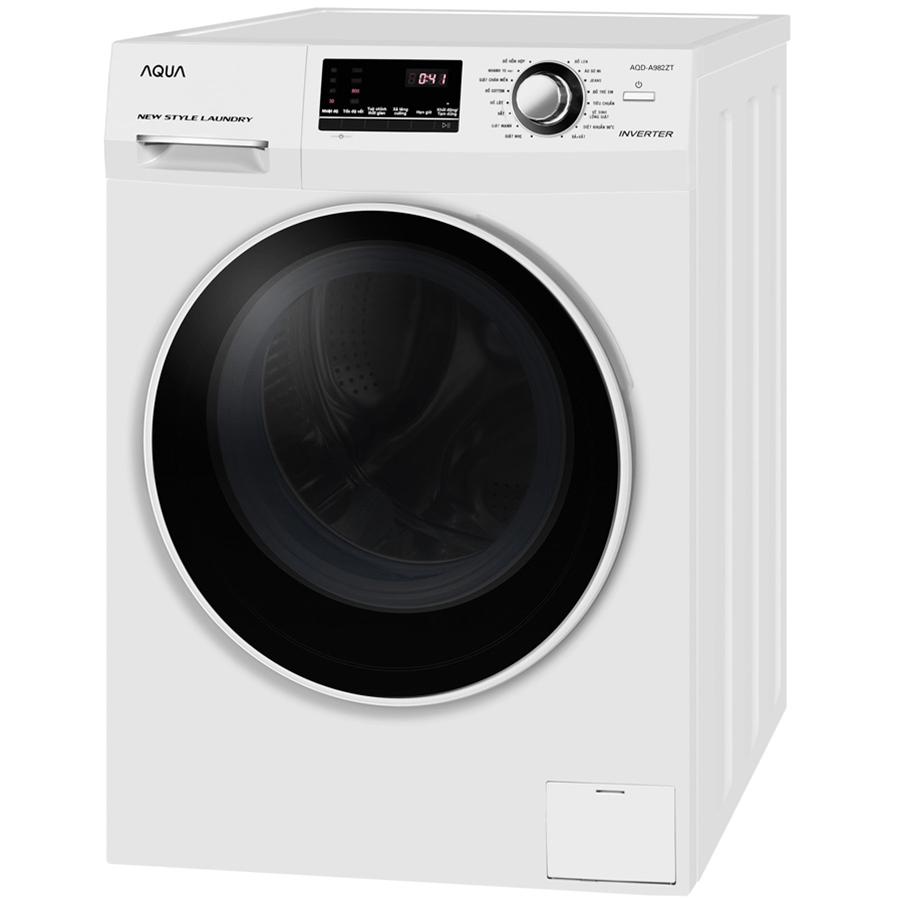 Máy giặt AQUA 9.8KG AQD-A982ZT lồng ngang