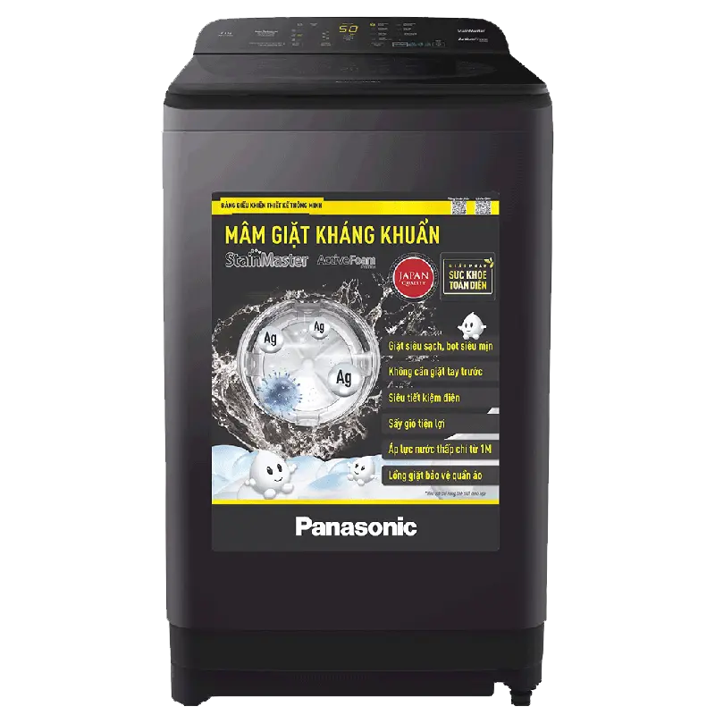 Máy giặt cửa trên Panasonic 11kg NA-F110A9BRV