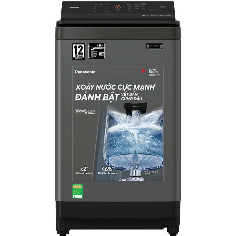 Máy giặt cửa trên Panasonic Inverter 10 Kg NA-FJ100X1DV