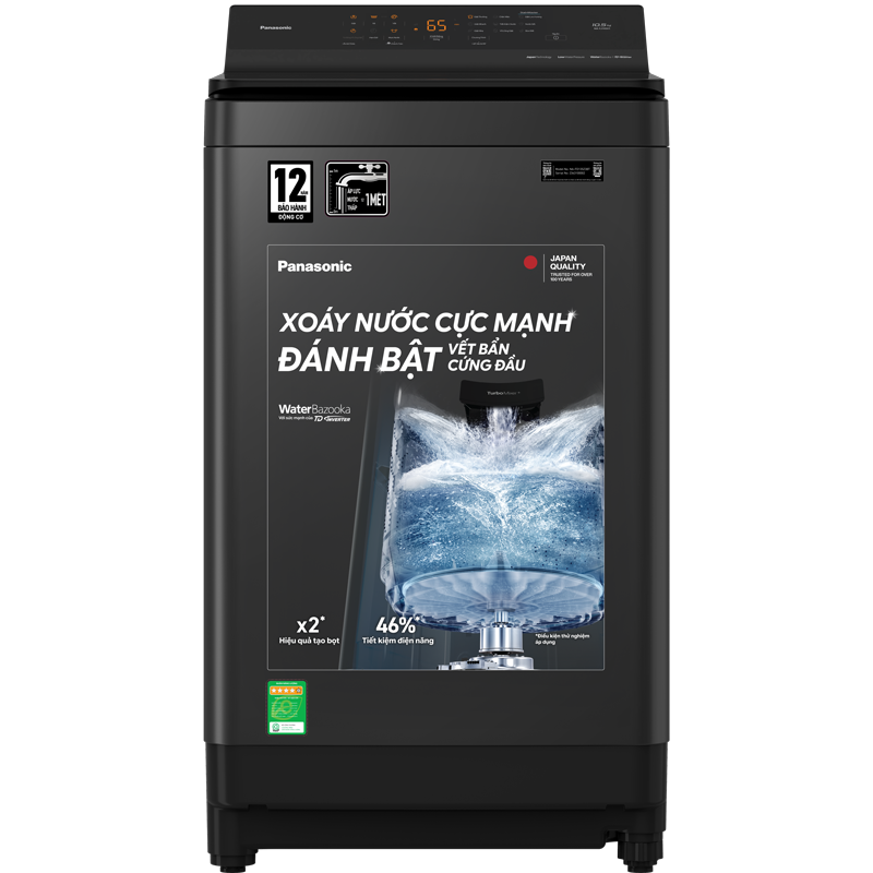 Máy giặt cửa trên Panasonic Inverter 10.5 Kg NA-FJ105X1BV