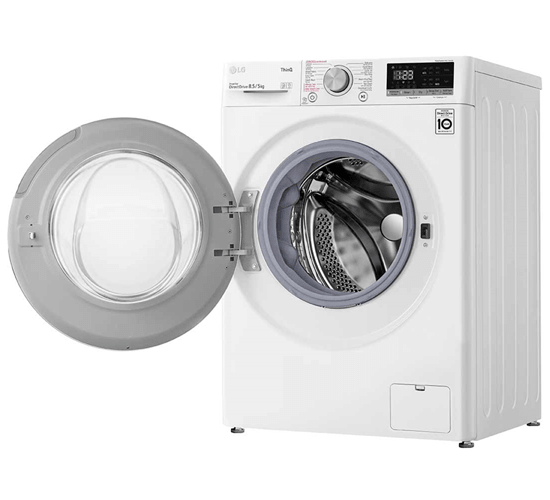 Máy giặt thông minh LG AI DD 8.5kg+ sấy 5kg FV1408G4W