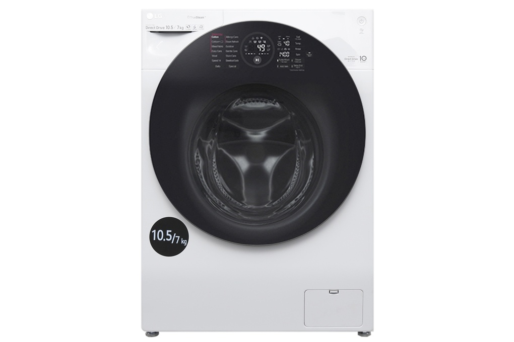Máy giặt lồng đôi LG Twin Wash Giặt 10.5Kg+2.0Kg/ sấy 7Kg (FG1405H3W & TG2402NTWW)