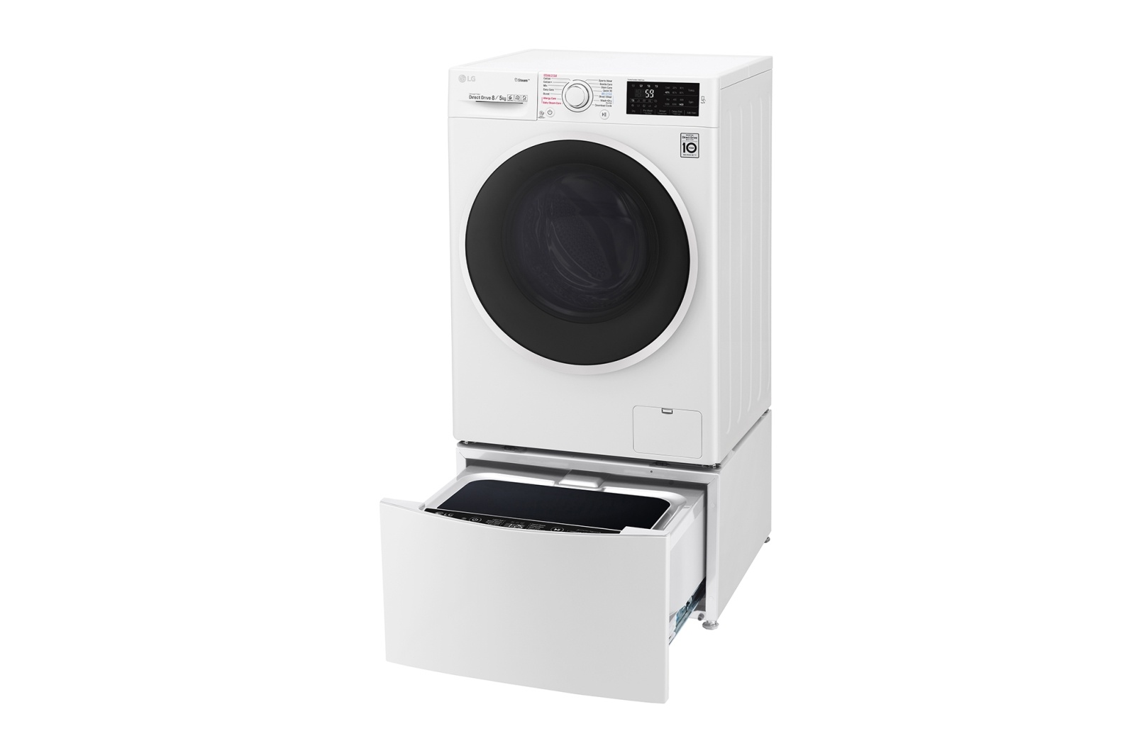 Máy giặt lồng đôi LG Twin Wash Giặt 8.5Kg+2Kg/sấy 5Kg (FC1408D4W& TG2402NTWW)
