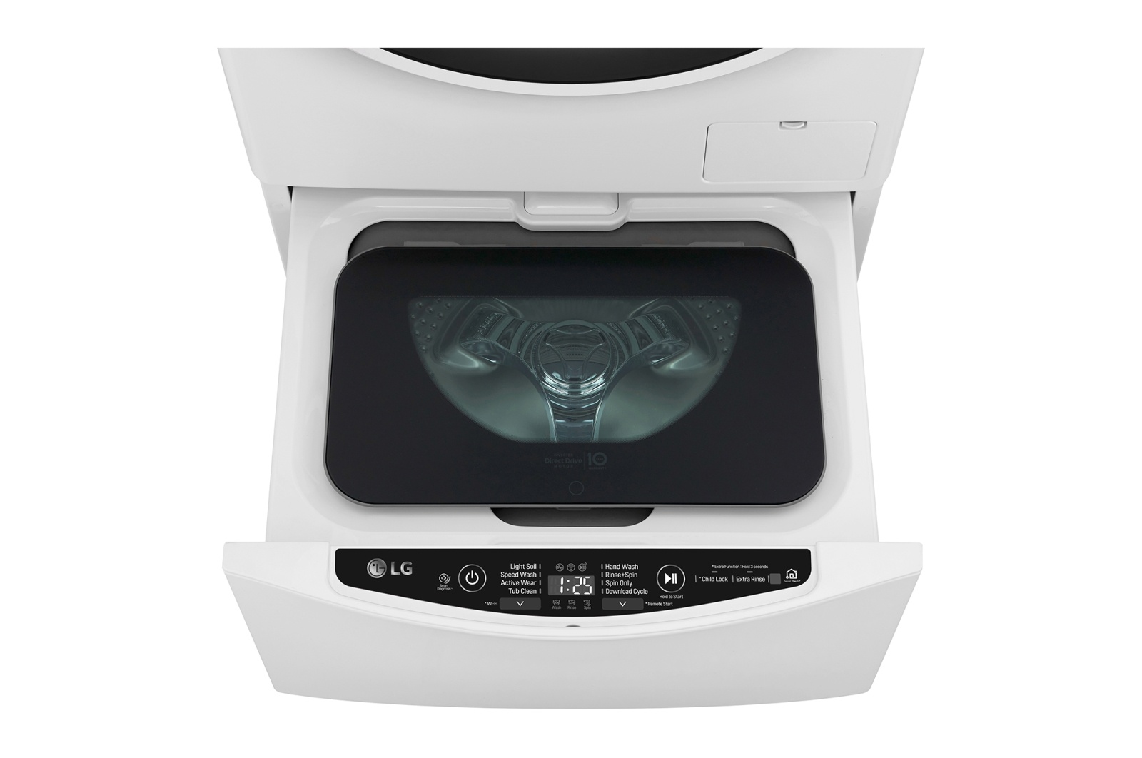 Máy giặt lồng đôi LG Twin Wash Giặt 8.5Kg+2Kg/sấy 5Kg (FC1408D4W& TG2402NTWW)