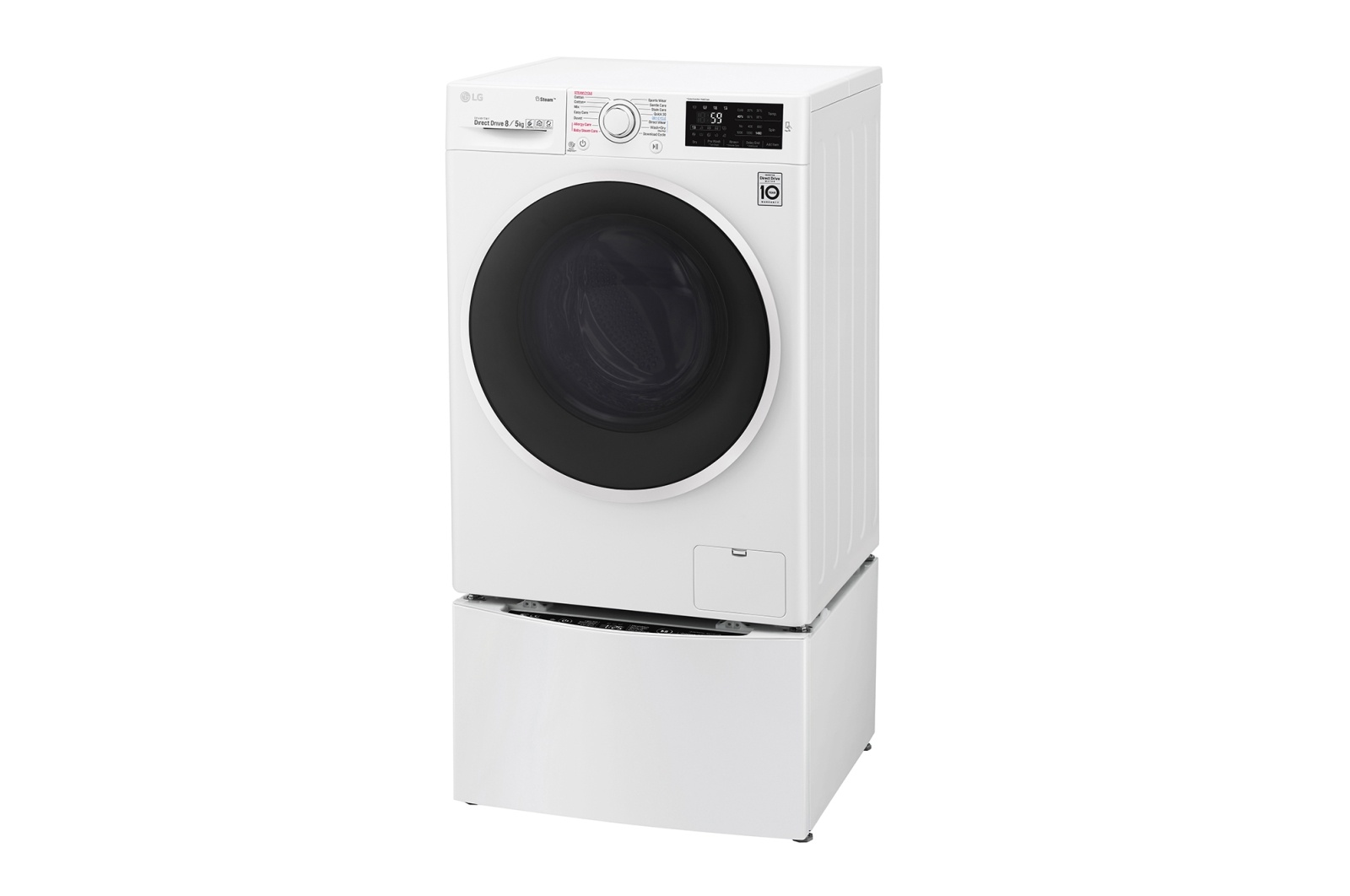 Máy giặt lồng đôi LG Twin Wash Giặt 8.5Kg+2Kg/sấy 5Kg (FC1408D4W& TG2402NTWW)