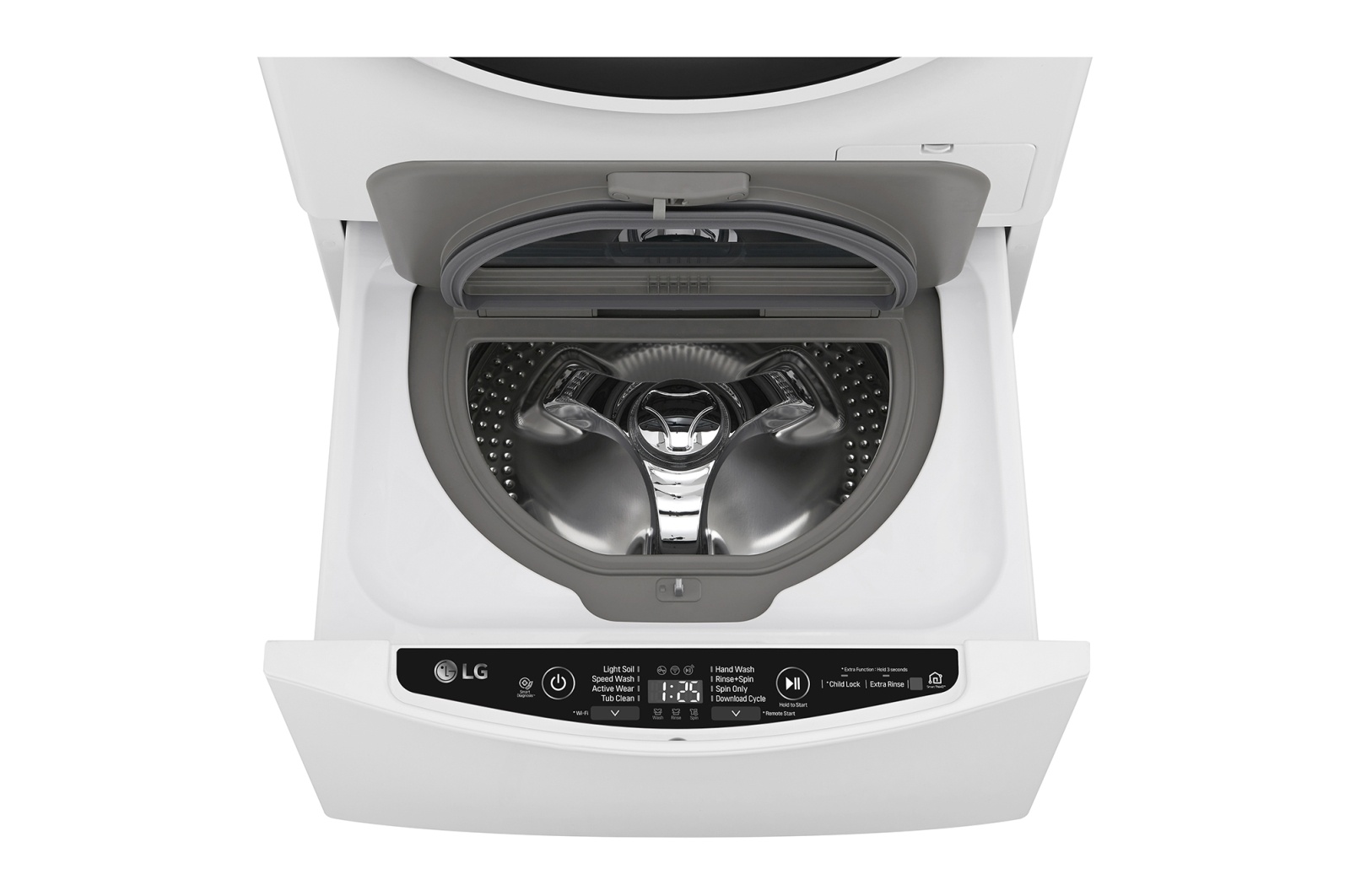 Máy giặt lồng đôi LG Twin Wash Giặt 8.5Kg+2Kg/sấy 5Kg (FC1408D4W& TG2402NTWW)