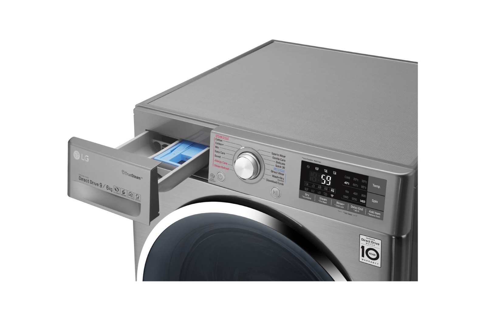 Máy giặt lồng đôi LG Twin Wash Giặt 9Kg+2Kg (FC1409S2E& TC2402NTWV)