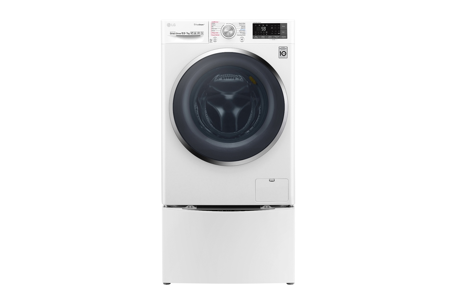 Máy giặt lồng đôi LG Twin Wash Giặt 9Kg+2Kg (FC1409S2W& TG2402NTWW)