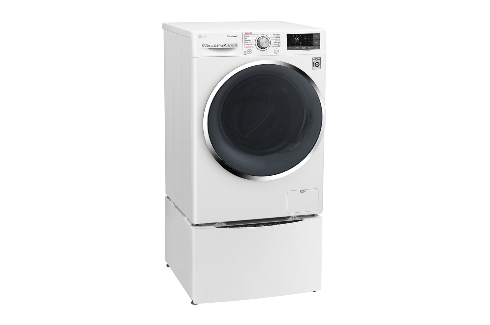 Máy giặt lồng đôi LG Twin Wash Giặt 9Kg+2Kg (FC1409S2W& TG2402NTWW)