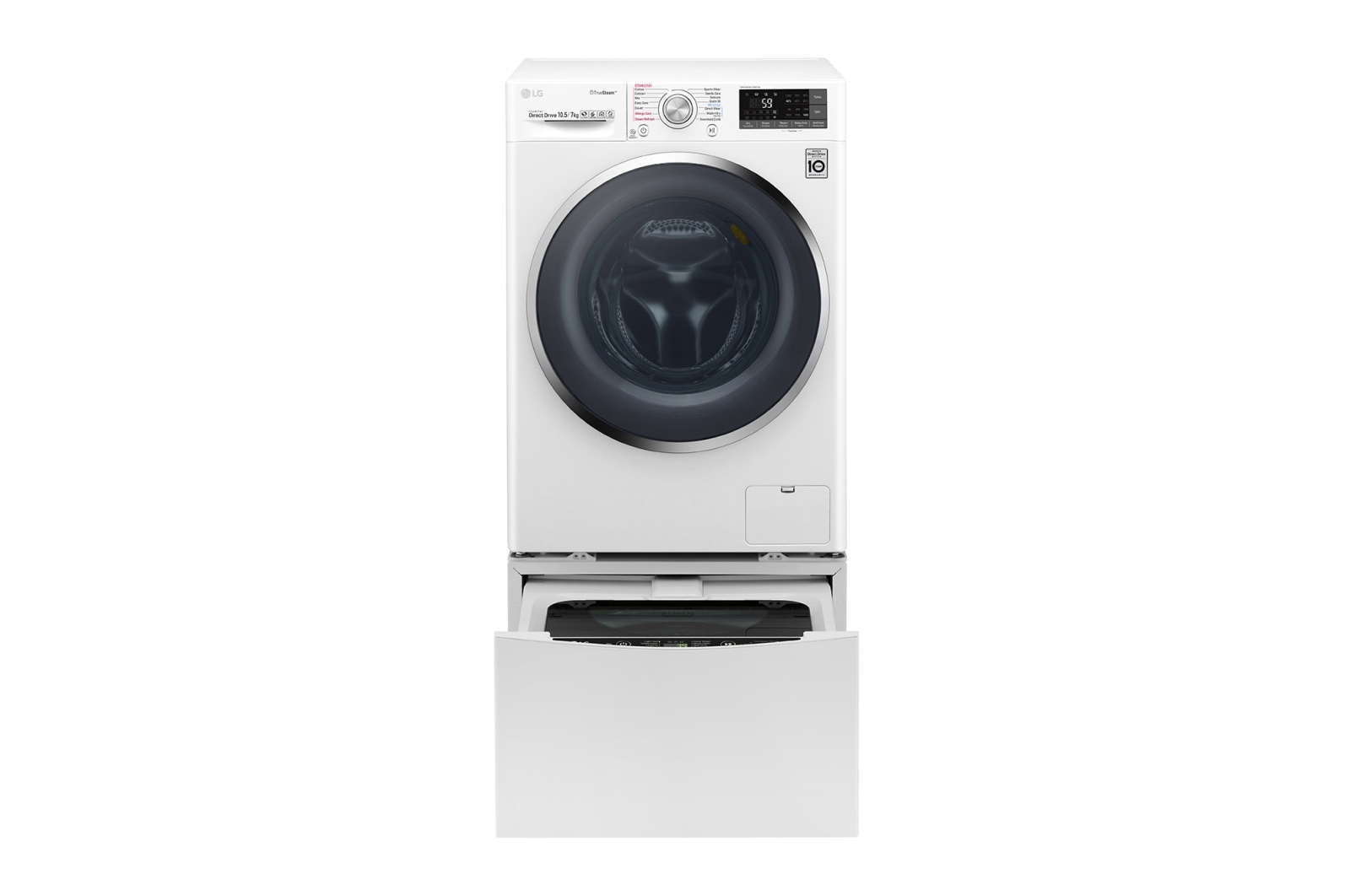 Máy giặt lồng đôi LG Twin Wash Giặt 9Kg+2Kg (FC1409S2W& TG2402NTWW)