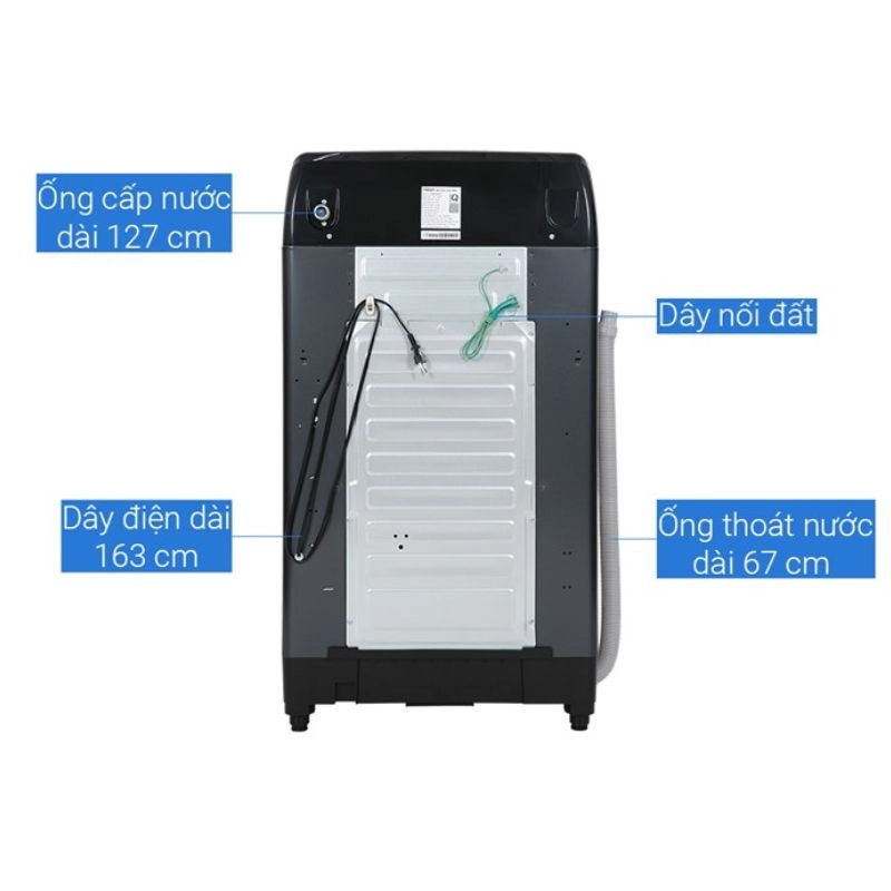 Máy giặt lồng đứng AQUA Inverter 12 Kg AQW-FR120HT.BK