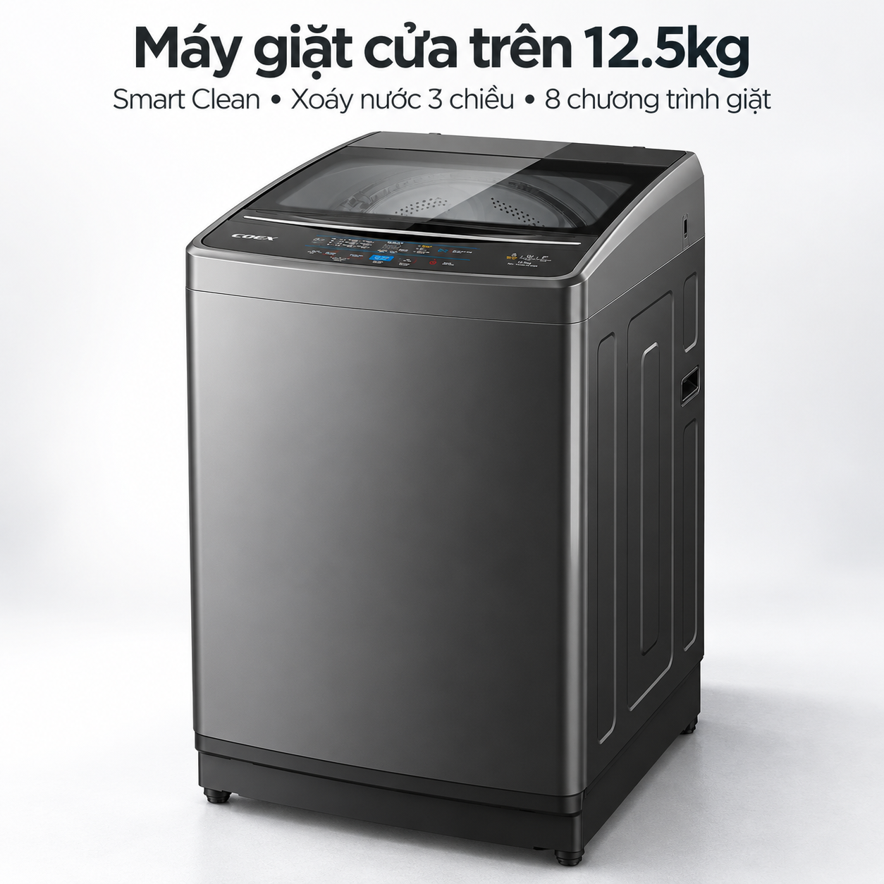 Máy giặt lồng đứng Coex 8.5 kg TW-80CW1415IGB