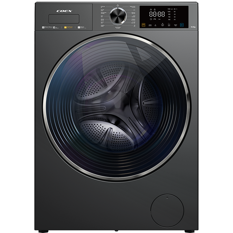 Máy giặt lồng ngang AI DD Inverter Coex 10.5kg FW-11CW1420BW