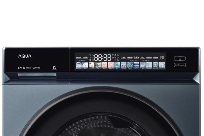Máy giặt lồng ngang AQUA 10 Kg AW10-B4377U1L(GN)