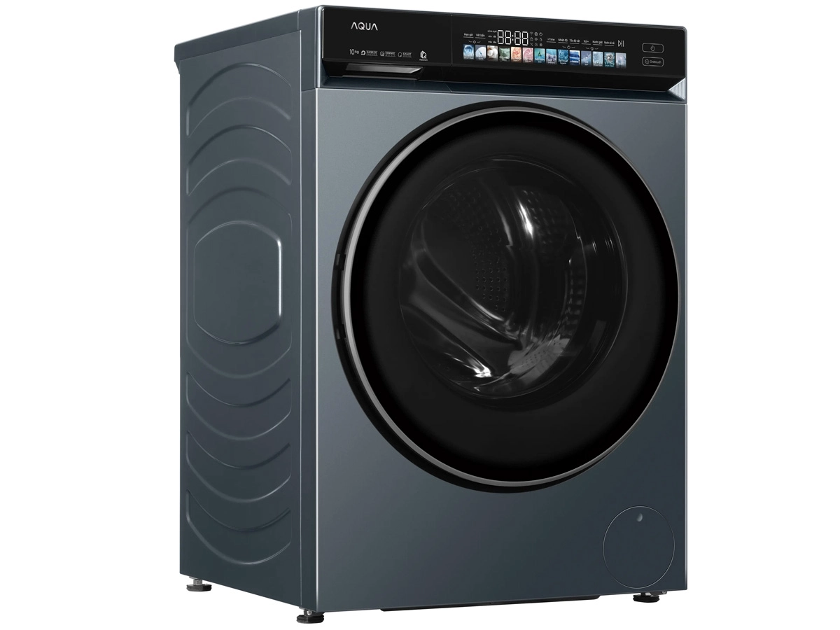Máy giặt lồng ngang AQUA 10 Kg AW10-BD4377U1L(GN)