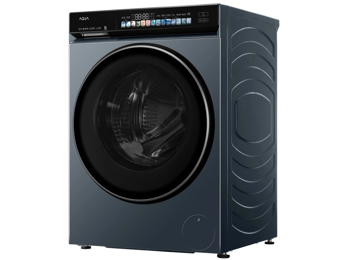 Máy giặt lồng ngang AQUA 10 Kg AW10-BD4377U1L(GN)