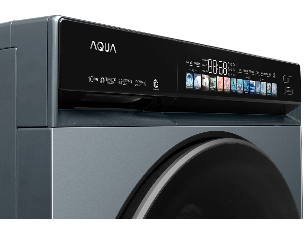 Máy giặt lồng ngang AQUA 12 Kg AW12-B4377U1L(GN)