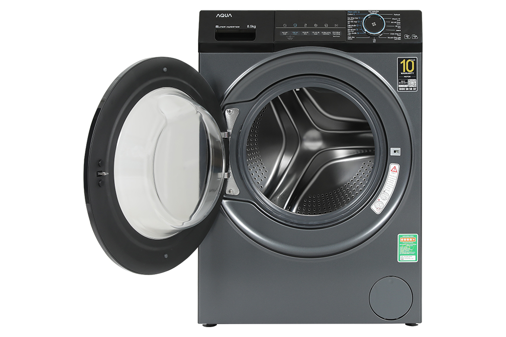 Máy giặt lồng ngang Aqua Inverter 8.5Kg AQD-A852J.BK