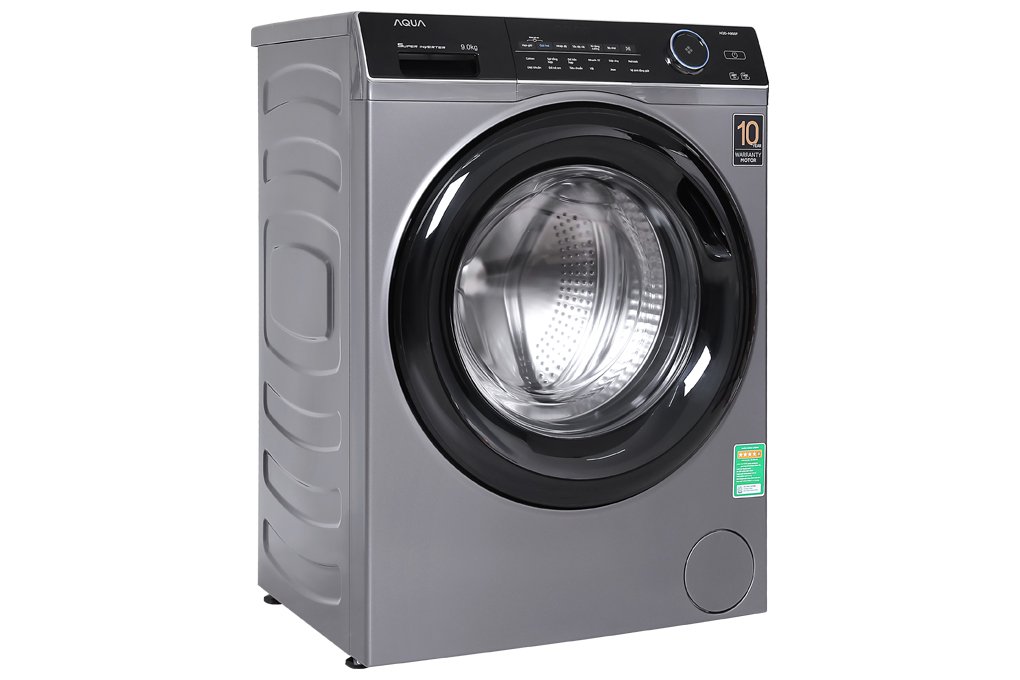 Máy giặt lồng ngang Aqua Inverter 9Kg AQD-A900F.S