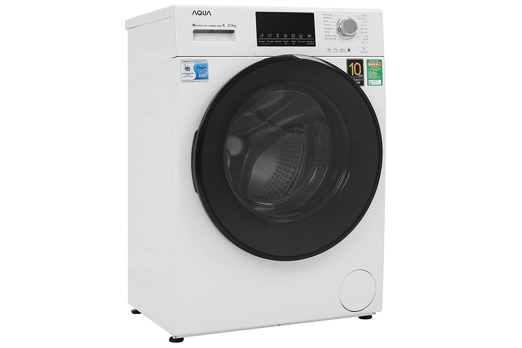 Máy giặt lồng ngang Aqua Inverter 9Kg AQD-D900F.W