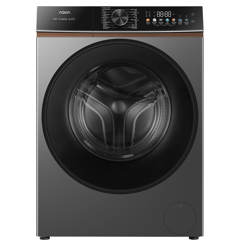 Máy giặt lồng ngang Inverter AQUA 9.5 Kg AW95-BP4657M(B)