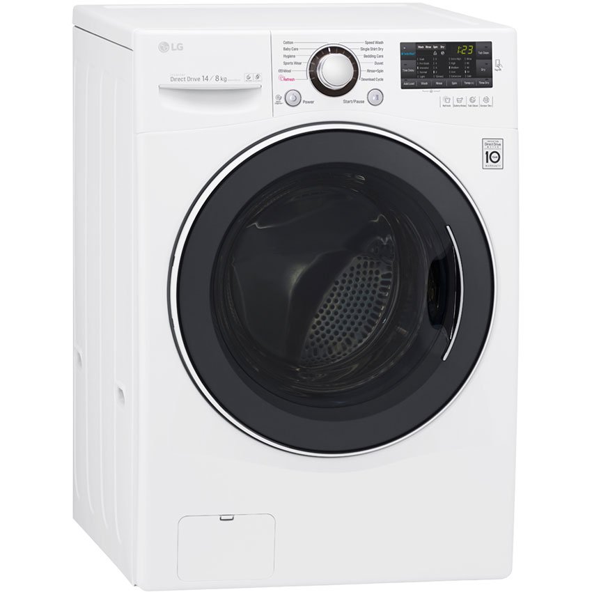 Máy giặt LG lồng ngang 14kg F2514DTGW Inverter Direct Drive